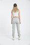 Women's Organic Cotton Gray Color High Waist Elastic Leg Sweatpants - 6