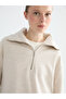 Nevavm Polo Collar Women's Sweatshirt with a Difference - 4