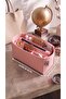 Six Compartment Clutch Cantali Organizer Light Pink Color 28 X 15 X 12 Dimensions (Length X Height X Width) - 6