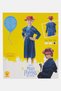 Kids Girl Costumes Mary Poppins Returns, Multicolor - 4