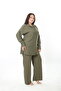 Women's Tencel Fabric Plus Size Suit - 2