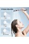High Pressure Shower Head with 3 Spray Modes, Water Saving Shower Head with ON/OFF Pause Switch, Anti-clog Nozzles Handheld Showerhead - 2