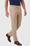 Men's Camel Safari Jacket Slim Fit 2-Piece Suit – Pleated Double-Legged Trousers 2600723 - 3
