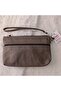 Genuine Lambskin Patterned Design Clutch Handbag with Removable Strap 20X13 cm - 8