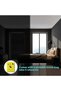 ONETO Portable Blackout Curtains With Self Adhesive Tape Travel Cuttable Sunscreen Shade Drapes For Bedroom Living Room Bathroom And Attic Blackout Curtains Width 145 cm Length 200 cm - 4