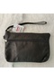 Genuine Lambskin Patterned Design Clutch Handbag with Removable Strap 20X13 cm - 8