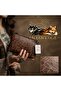 Genuine Lambskin Patterned Design Clutch Handbag with Removable Strap 20X13 cm