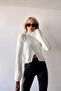 Spanish Style Sleeveless Split Front Thessaloniki Winter Sweater - 3