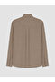 Vizyon New Season Beige Regular Fit Gabardine Men's Shirt - 7