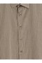 Özmarka New Season Beige Regular Fit Dobby Men's Shirt - 6
