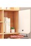 Computer Desk,Large Standing Desk, Easy-to-Assemble Study Desk For Home, Bedroom, Office Durable Wood Table,Storage Shelves Ideal For Gaming Working And Learning,100x45x162cm (White) - 3