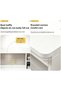 Home Office Desk with Storage Shelf, Wood Computer Desk, Modern Simple Workstation, Study Writing Table, Gaming Table for Home and Office (100 * 48 * 120cm(White)) - 7