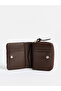 Brown Zippered Polka Dot Women's Wallet - 4