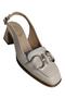 N2633 Women's Genuine Leather Blunt Toe Heeled Classic Shoes - 4