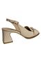 N2633 Women's Genuine Leather Blunt Toe Heeled Classic Shoes - 6