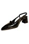 N2628 Women's Genuine Leather Patent Leather Heeled Classic Shoes - 5