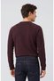 Bordo Bisiklet Yaka Basic Sweatshirt - 3