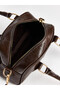 Leather look women's shoulder bag - 5