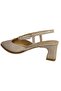 N2677 Women's Genuine Leather Patent Leather Heeled Classic Shoes - 4
