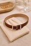 Square Buckle Bridge Belt - 4