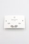Glb-Stl41414 Multiple Set Earrings - Silver - 2