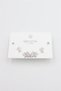 Glb-Stl41414 Multiple Set Earrings - Silver