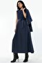 Denim Jacket & Maxi Dress Two-Piece Set