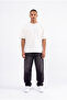 Men's Relax Baggy Jean Trousers Black - 5