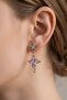 Y2K Earrings High Quality Zircon Plated Star Figured Dangle Earrings - 3