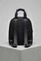 Women's Black Backpack with Keychain Gift Quilted Daily Handbag and Backpack 36X28X13 cm - 3