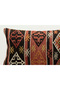 Handmade Vintage Throw Pillow Cover Made from Old Kilim, Wool, 30X50 cm - 2