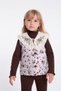 Cross-Stitch Collar Embroidery Quilted Vest and Camisole Top and Pants 3-Piece Set - 3