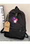 Flowers Printed Unisex School Backpack