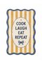 Eta Written and Thematic Patterned Woven Base Decorative Carpet Eta4178