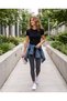 Women's Crew Neck Short Sleeve Blouse T-Shirt