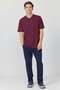 Men's Short Sleeve Textured Pajama Set