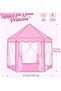 Princess Tent Girls Large Playhouse Kids Castle Play Tent with Star Lights Toy for Children Indoor and Outdoor Games, 51'' x 51'' (DxH) - 3
