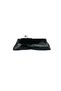 Duki Daso Black Patent Leather Women's Portfolio Clutch Bag with Metal Clip |   Summer T8607 Black Single Compartment and Pocket
