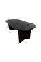 Mando Oval Dining Table -8 Seater-Black - 2