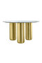 Shiroti Marble Top Dining Table - 4 Seater - 3