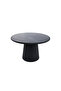 Minay Marble Dining Table 4 Seater - Black - 2