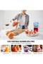 Portable Blender for Shakes and Smoothies USB Rechargeable 10 Blades Personal Juicer with Handle 12 oz Easy-to-Clean mini Blender with Charger Great for Kitchen Home Party Travel Outdoor (Blue) - 3