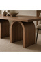 Victory Collection Dining Table - 8 Seater - Brown - 5