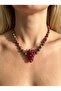 Agate Grape Cluster Epidote Natural Stone Fruit Pendant