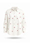 Cherry Embroidered Denim Jacket - 7