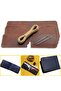 DIY Leather Wallet Making Kit, DIY Handmade Horizontal Men's Wallet Card Holder Kit