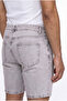 Men's Fitted Jean Shorts Gray - 4