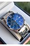 Steel Calendar Multifunction Guaranteed Men's Wristwatch