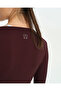 Chestnut Ecovero ™ Viscose Long Sleeve Waist-Tie Wrap Crop Blouse - 4