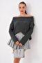 Women's Madonna Collar Knitwear Knitted Sweater 265013 - - 4